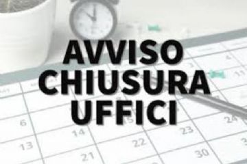 Avviso chiusura uffici