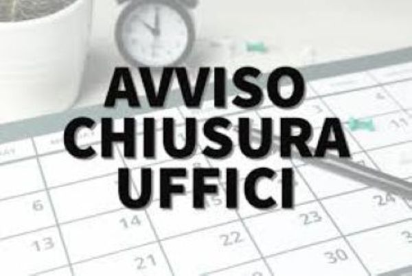 Avviso chiusura uffici