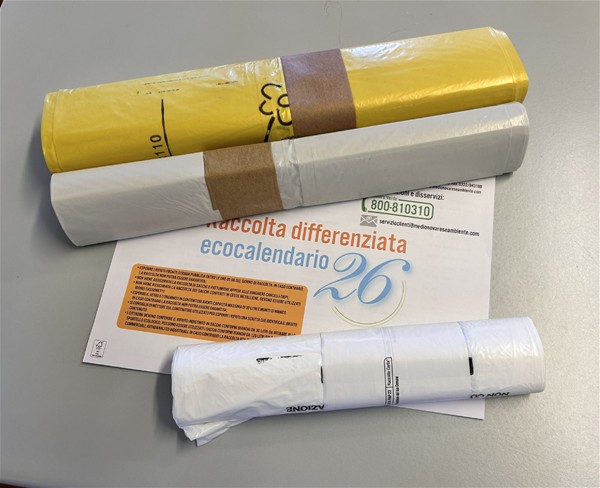 Ecocalendario e sacchi